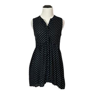 By Anthropologie Nia Tunic - Blue/white polka dots - Small